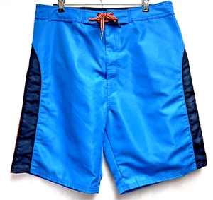 Gear for Sports mens shorts/Swim trunks suit Sz M Blue & Orange Swimming Pool - Picture 1 of 7