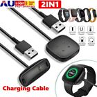 USB Charger Charging Cable For Fitbit Versa 4 3 Sense 2 Inspire 2 3 HR Ace 2