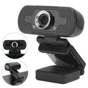 Webcam Computer Camera With Mic For PC Laptop Desktop Video Call W8 1080P Bla FY - Afbeelding 1 van 15