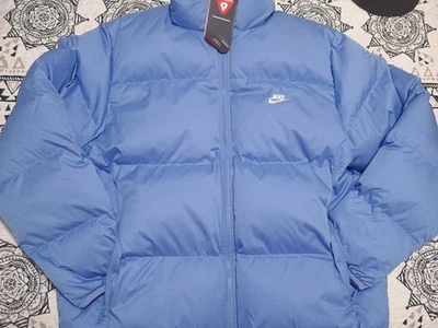 NWT Nike Blue Sportwear Club Puffer Primaloft  Jacket Sz L FB7368-450 msrp200$ - Image 1 of 4