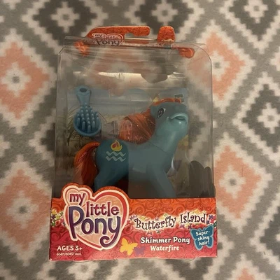 NUEVO My Little Pony G3 Waterfire Butterfly Island Shimmer Hasbro 2004 Foto 1 de 4