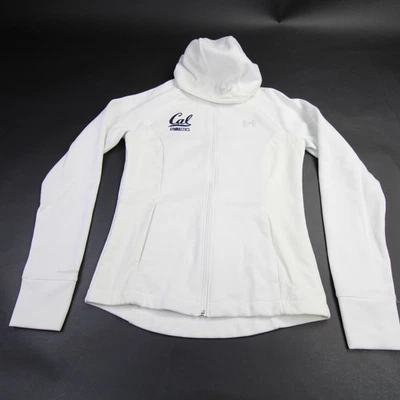 Chaqueta California Golden Bears Under Armour ColdGear para mujer blanca usada Foto 1 de 4