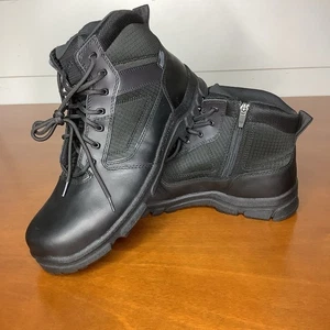 Bota para hombre Danner Look Out cremallera lateral negra talla 12 nueva sin caja motocicleta táctica - Imagen 1 de 17