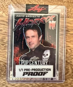 1/1 Tarjeta 2024 Preproducción Prueba Hoja Pop Siglo Horror Tinta David Arquette - Imagen 1 de 6