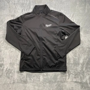 Milwaukee Mens Stormtech Performance Jacket Black Softshell Zipper Pockets M - Picture 1 of 10