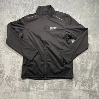 Milwaukee Mens Stormtech Performance Jacket Black Softshell Zipper Pockets M - Image 1 of 4