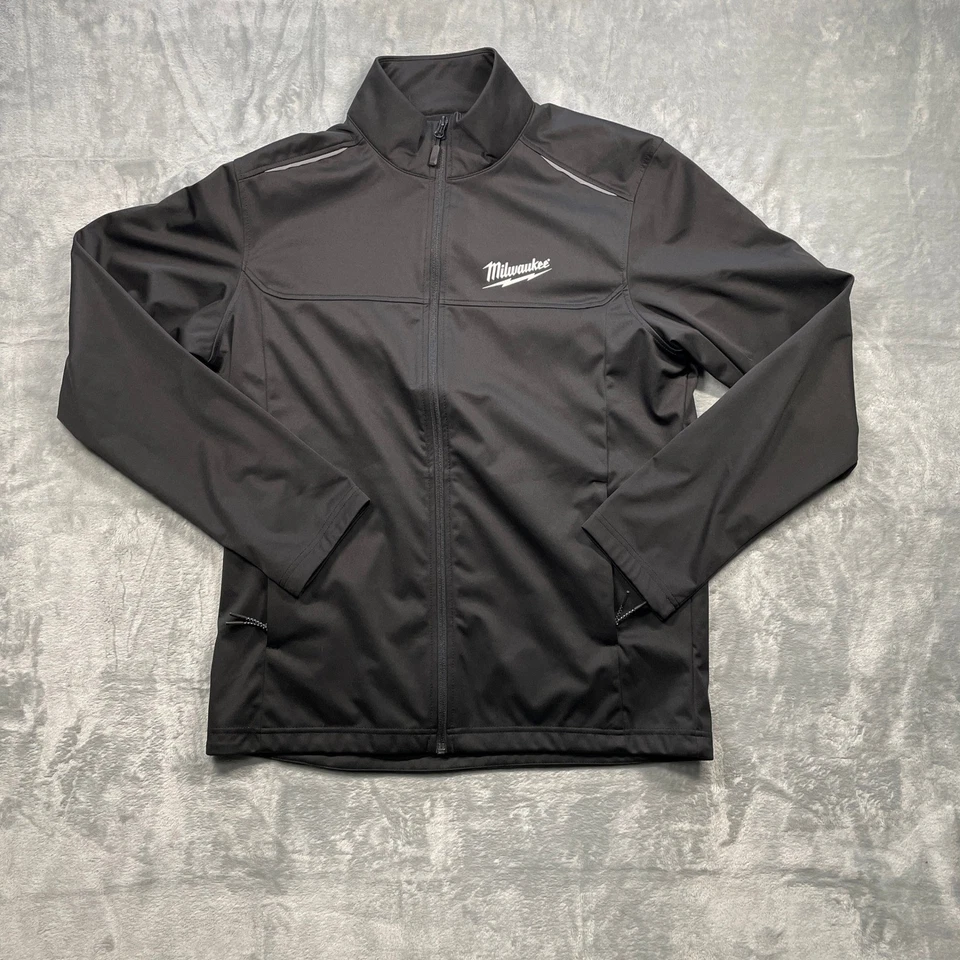 Milwaukee Mens Stormtech Performance Jacket Black Softshell Zipper Pockets M - Image 1 of 4