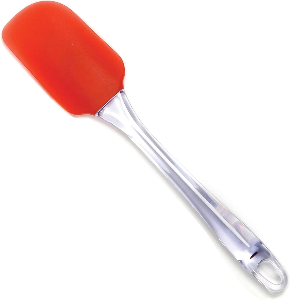 Espátula de silicona Norpro mediana alta resistente al calor con mango transparente Foto 1 de 1