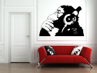 #Banksy DJ Monkey Wall Art Vinyl Decal Sticker Stencil Home Decor