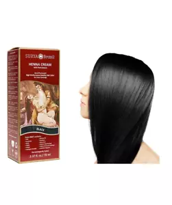- Henna Cream for Gray Coverage, Semi Permanent Natural Henna Deep Conditioning - Picture 1 of 12