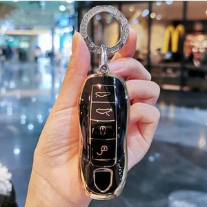 Nueva funda protectora con llave de coche para Porsche para Panamera Macan Cayenne Cayman Boxster 911 - Imagen 1 de 19