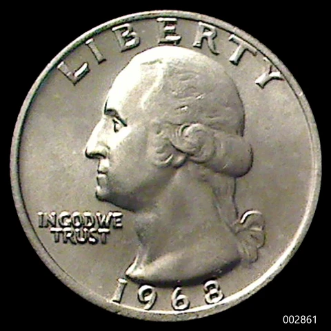 1968-P Washington Quarter (Brilliant & Uncirculated) Cover