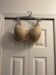 Lane Bryant Cacique 34DD Nude Smooth Lightly Lined T-Shirt Bra
