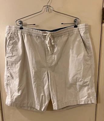 CHAPS Elastic & Drawstring Waist Beige Shorts Men's Size XLT/TGL (42x9)  VGC! - Image 1 of 4