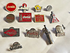 Coca Cola Pewter and Pewter-like Pins; Selection of 13