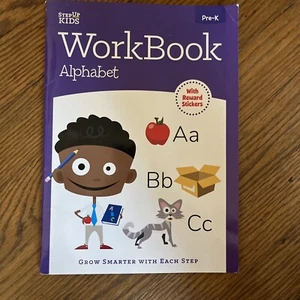 STEP UP KIDS WORKBOOK / Pre K / WITH REWARD STICKERS Alphabet - Picture 1 of 4