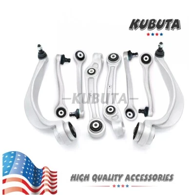 8x Front Suspension Control Arms and Ball Joints Kit For Audi A8 D4 S8 2009-2018 Foto 1 de 4