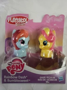 Playskool Friends My Little Pony Figure Confezione da 2 Rainbow Dash & Bumblesweet Nuovo - Foto 1 di 2