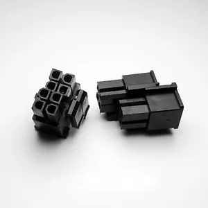 10pcs 4.2mm 8-pin 4+4Pin CPU Power Connector Plastic Shell Housing Computer CPU - Picture 1 of 3
