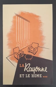 LA RAYONNE CATALOGUE EXPOSITION DE LA RECONSTRUCTION 1946 TOURNAI S.E.A.R.  PUB - Picture 1 of 5