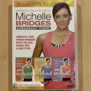 Michelle Bridges Crunch Time DVD 2011 Deluxe 3 Disc Favourite PAL Region 4 - Picture 1 of 5