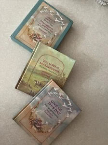 TASHA TUDOR MINI BOOK SET:  GIVE US THIS DAY~THE LORD IS MY SHEPHERD ~Color Pics - Picture 1 of 6