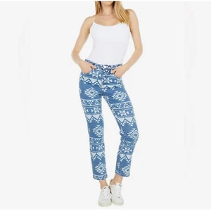 New Blank NYC Womans Sz 26 The Madison Crop Stretch Denim Jeans High Rise NWT - Picture 1 of 8