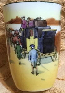 Royal Doulton John Peel Coaching Series Ware Large Tumbler Cup Yellow Coach - Picture 1 of 6