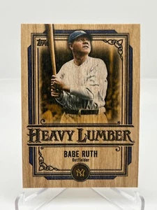 2025 TOPPS SERIES 2 BABE RUTH HEAVY LUMBER SP NO. HL-26 NEW YORK YANKEES - Picture 1 of 2