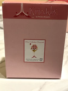 Dept 56 Patience Brewster Krinkles Valentine PINK ROSE BOUQUET Ornament 2004 - Bild 1 von 3