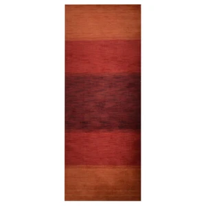 Hand Knotted Loom Wool Area Rug Contemporary Orange Red BBH Homes BBL00215L1526 - Picture 1 of 126