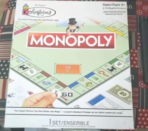 Colorforms MONOPOLY Hasbro Brettspiel Limited Edition 2021 SCHNELLER VERSAND - Bild 1 von 4