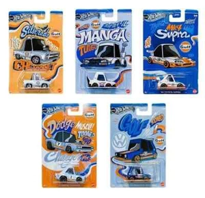 2024 HOT WHEELS SILVER SERIES GULF TOONED CARS SCALE 1:64 SET 5 COLLECT - Bild 1 von 13