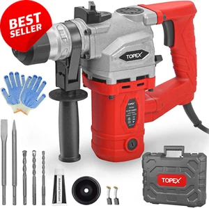1010W SDS plus Rotary Hammer Drill Kit with Chisels and Bits - Picture 1 of 12