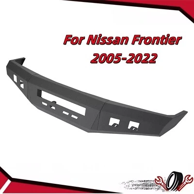 Front Bumper w/ Fog Light Hole Powder Coated For Nissan Frontier 2005-2022 - Изображение 1 из 4