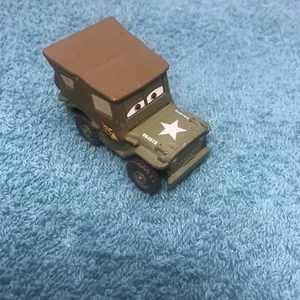 "Disney Pixar Autos - Sarge Druckguss 2. Weltkrieg Willy's Army Jeep 2,5"" - Bild 1 von 16