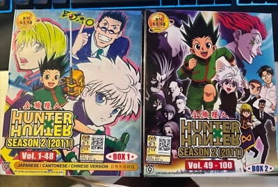 Hunter X Hunter (2011 Tv Series) ~ Box set :Season Two - Vol 1 To 100) VGC - Image 1 of 4