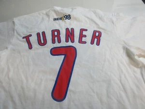 Philadelphia Phillies Trea Turner #7 Tee Shirt Large New - Picture 1 of 8