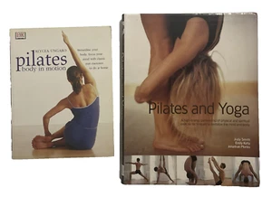 Yoga And Pilates Book x2 Bundle Health Wellness Mind And Body Fitness Lot - Foto 1 di 19