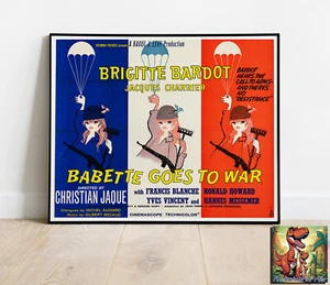 Babette Goes To War Movie  Photo / Poster Up To 30" - Picture 1 of 2