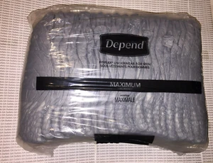 Depend Fit Flex Underwear for Men Maximum Absorbency Size S/M 20 Count Open Pack - Picture 1 of 6
