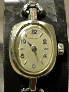 VINTAGE UHR DAMEN HAMILTON 17 JEWEL HANDAUFZUG, GEHÄUSEGRÖSSE IST 17 MM - Bild 1 von 3