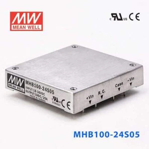 Mean Well MHB100-24S05 DC-DC Converter - 100W - 18~36V in 5V out - Picture 1 of 5