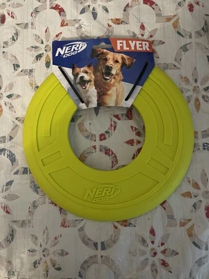 Nerf Dog Flyer Atomic Dog Toy, 10-in, Green - Image 1 of 2