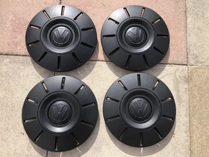 VW Transporter T5/T6 Steel Wheel Centre Caps Set x4 Genuine 16” 17”18” - Picture 1 of 8