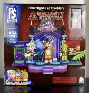 PhatStacks Five Nights At Freddy's Security Breach Deluxe Buildable Playset, New - Picture 1 of 2