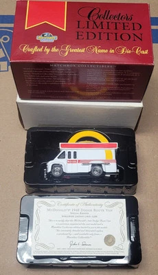 Matchbox 1948 MCDONALD'S DODGE ROUTE Die-Cast Van 1/25 YYM36839 - Image 1 of 4