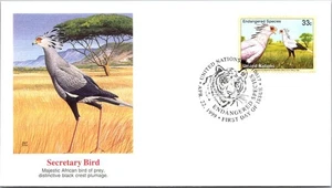 FDC 1999 SC #759 A271 Fleetwood, Secretary Bird - UN NY - Single - J18308 - Picture 1 of 2