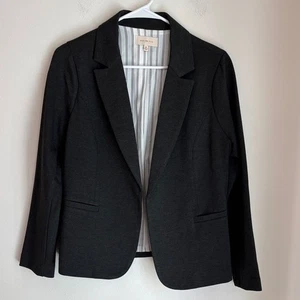 Skies are blue charcoal gray Classic Women soft sweatshirt Blazer suit jacket MP - Picture 1 of 10