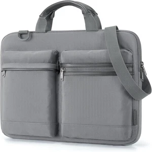 BAGSMART 15-16 Inch Laptop Case Sleeve with Shoulder inch, Gray - Afbeelding 1 van 6